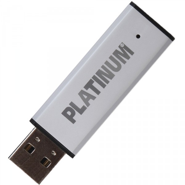 USB flash drive 1GB Platinum Alu
