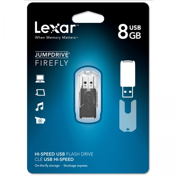 USB flash drive 8GB Lexar JumpDrive Firefly