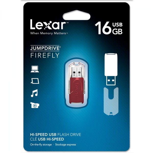 USB flash drive 16GB Lexar JumpDrive Firefly