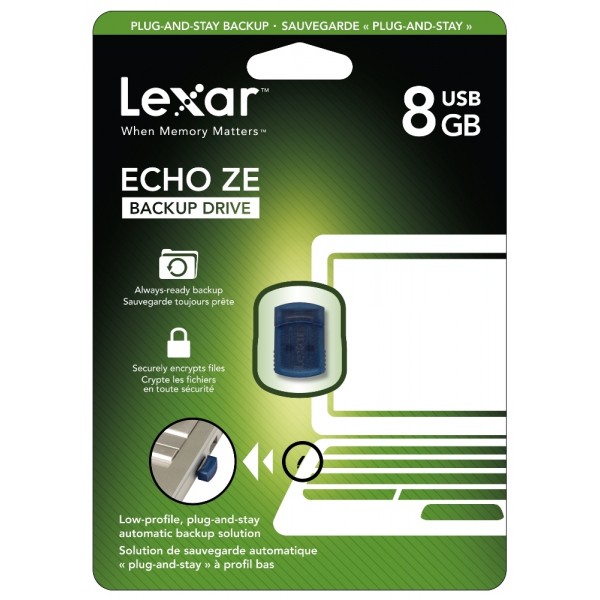 USB flash drive 8GB Lexar JumpDrive Echo ZE