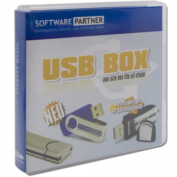 USB flash drive Box clear PP