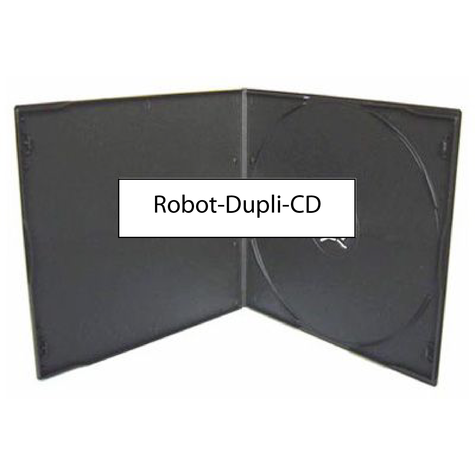 Boitier plastique souple un emplacement CD ou DVD - Noir - Pack de 100 939  