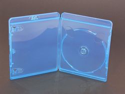 Boitier Blu-Ray 1 DVD bleu translucide 11 mm l'unité